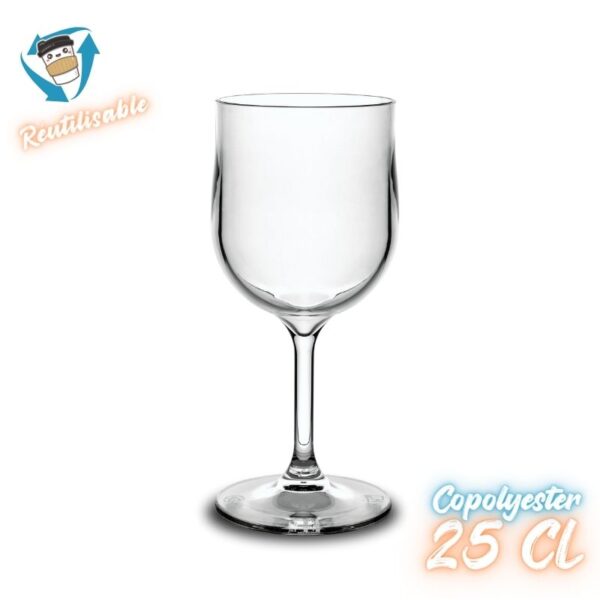 MPD215515 verre à vin 25cl copolyester plastorex