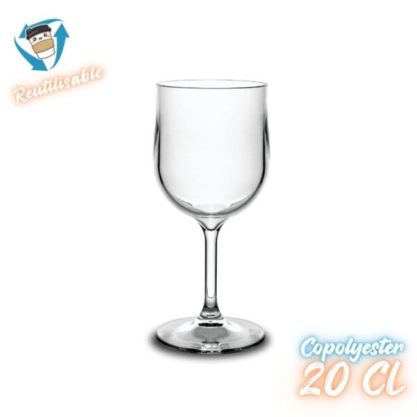 MPD215615 verre à vin 25cl copolyester plastorex